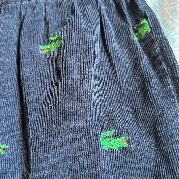 VINTAGE alligator embroidered corduroy boys 4T pants - Picture 2 of 5